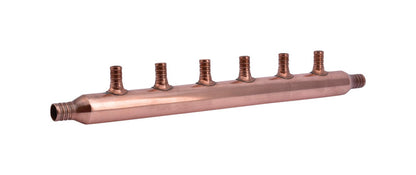 PEX MANIFOLD 6PORT 1/2"