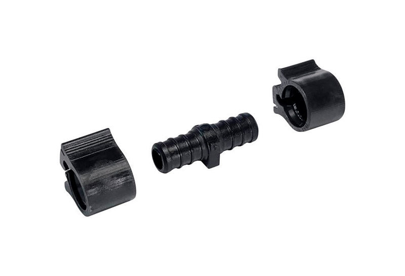 PEX CPLNG W/clmp 1/2"3PC