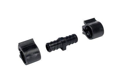 PEX CPLNG W/clmp 1/2"3PC