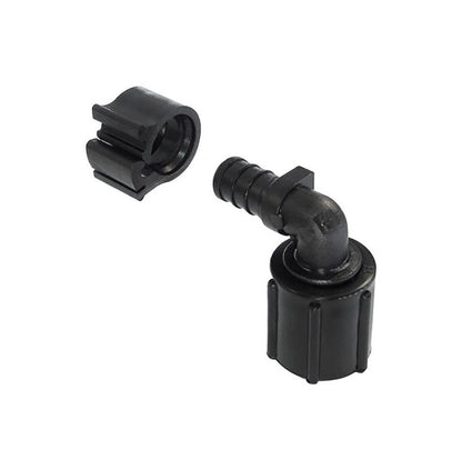 Emery Jensen PEX ELBW SWV1/2X1/2F 2-piece PEX pipe set for plumbing with flexible, durable tubing in a clean, professional installation.