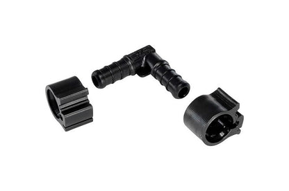 Emery Jensen PEX ELBW pipe with clamp, 3/8-inch, 3-piece set, for plumbing and water supply applications