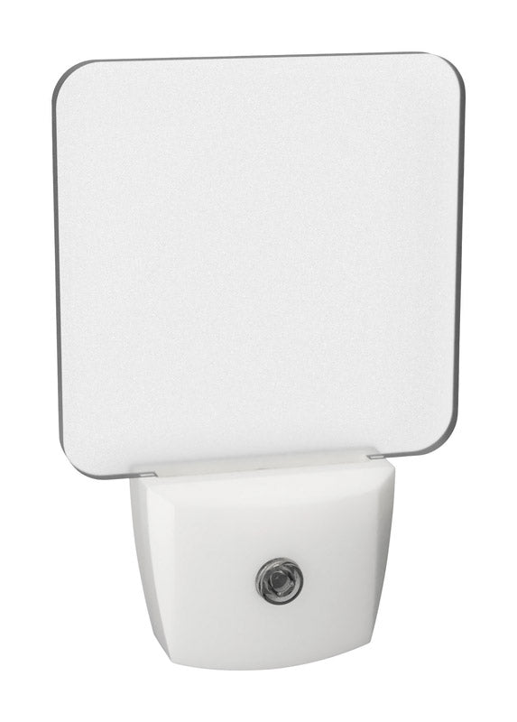 Emery Jensen translucent screen night light with photocell sensor, providing soft illumination for nighttime visibility.