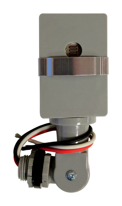 Emery Jensen photoelectric switch with mounting light control, featuring a compact design and sensor for automatic lighting control.