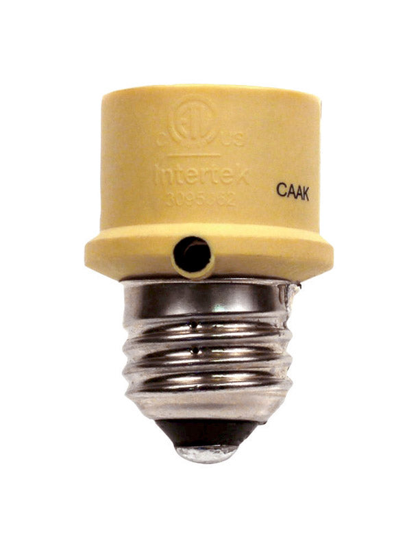 Emery Jensen brass photoelectric switch for light control, 150W, with a compact design and metallic finish.