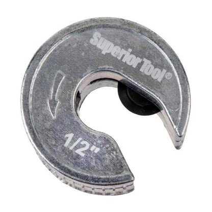 Emery Jensen copper pipe cutter, 1/2 inch, for cutting pipes and tubing, with a sturdy metal design and ergonomic handle.