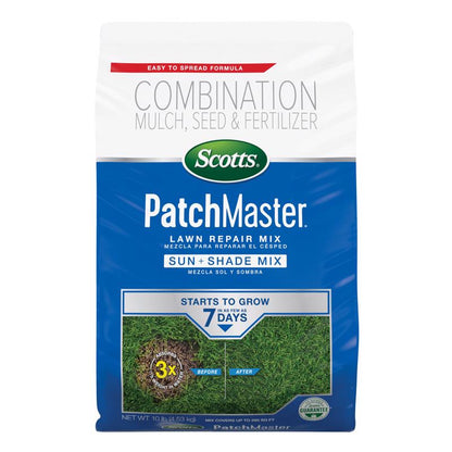 Emery Jensen PM Lawn Repr S&S Mix 10# grass seed in a package, ideal for lawn repair and overseeding projects.