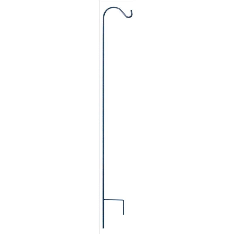 Single 64-inch Emery Jensen plant hook for outdoor garden or patio plant support hardware and accessories.