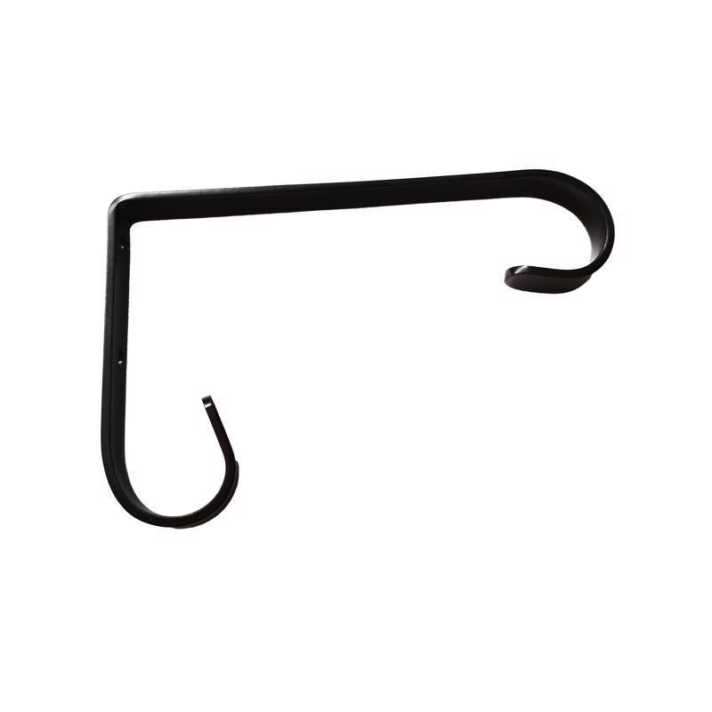 Black 6-inch Emery Jensen PLNT HOOK basic plant hardware and access hook for indoor or outdoor garden use.