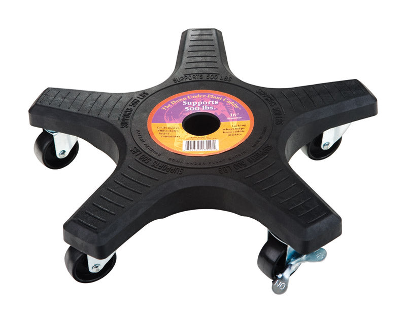 PLANT CADDY 16" BLACK