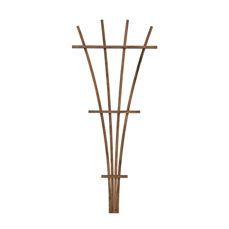 WOOD TRELLIS FAN BRN 48" - Pack of 6
