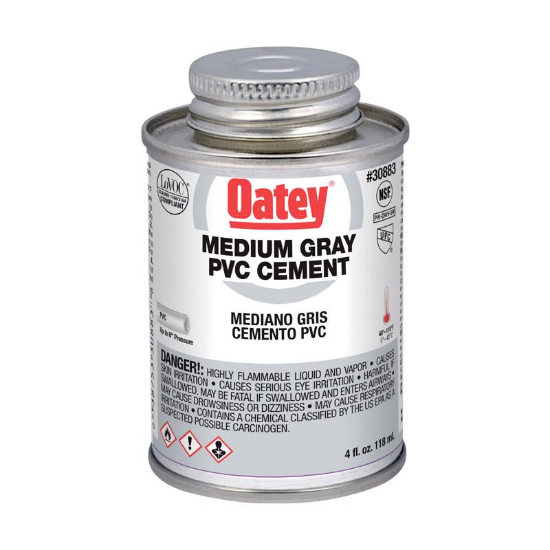 CEMENT PVC MED GRAY 4OZ