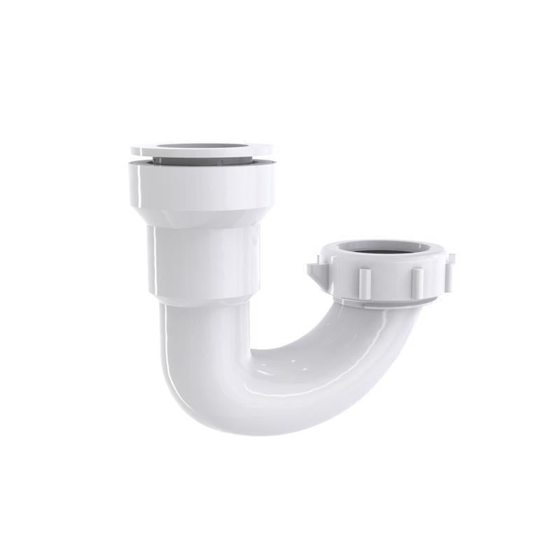 J BEND PLASTC WHT 1-1/4"