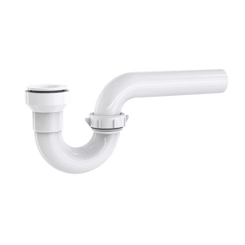 P TRAP PLASTIC WHITE 12"