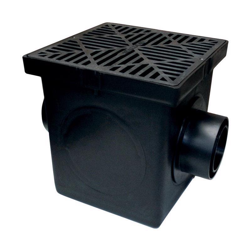 BASIN KIT W/grate 12"