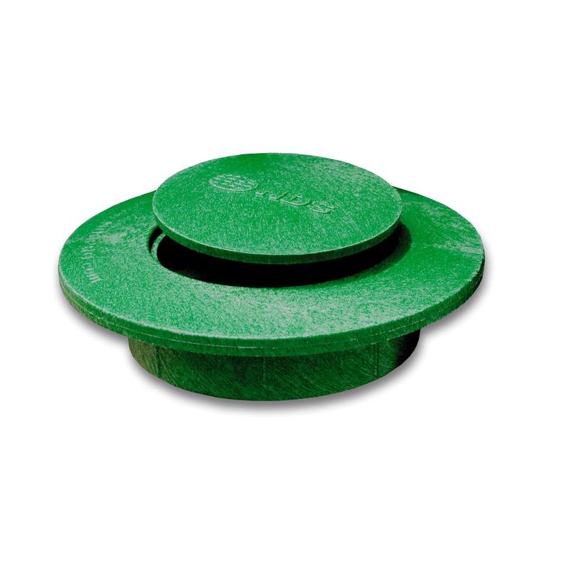 Plastic drain emitter in 3-inch or 4-inch size from Emery Jensen, designed for durable plumbing and drainage installations.