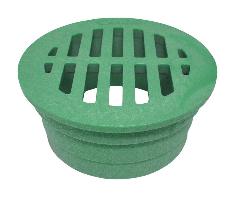 HVY DTY GRATE RND 3" GRN