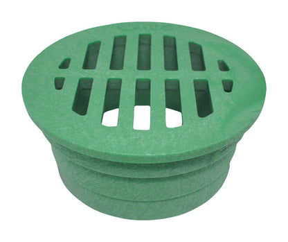 HVY DTY GRATE RND 3" GRN