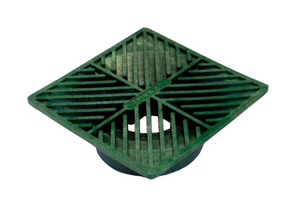 HVY DTY GRATE SQ 6" GRN