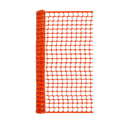Emery Jensen SNO Guard Plastic Fence, 4x100 feet, durable white plastic fencing for garden or yard boundary purposes.