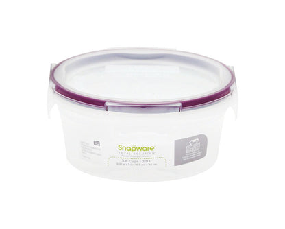 SNPWR ROUND W/lid 3.8cup - Pack of 6