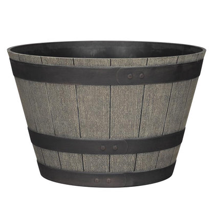 PLNTR WHSKY BRL OAK 19"
