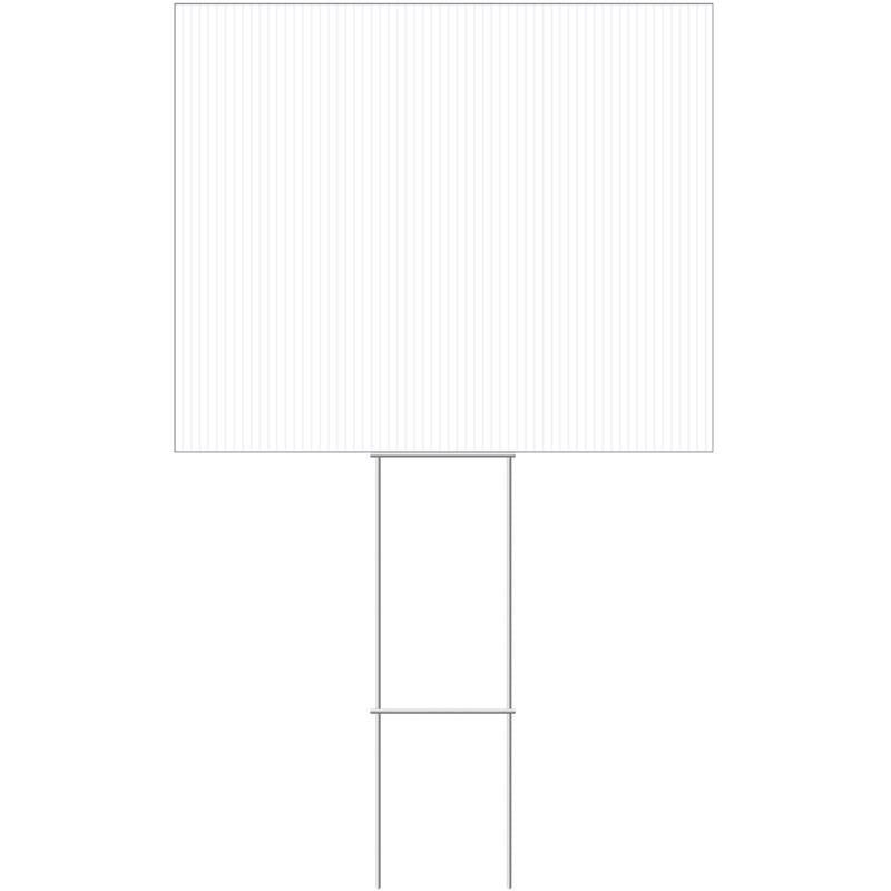 BLANK SIGN WHT 20X24" - Pack of 6