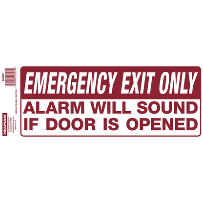 EMERGNCY EXIT SIGN 4X10" - Pack of 10