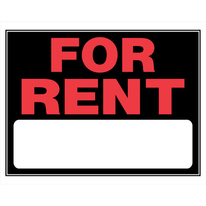 FOR RENT SIGN 15"X19" - Pack of 6
