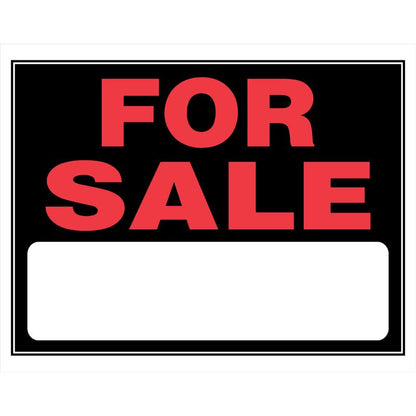FOR SALE SIGN 15"X19" - Pack of 6