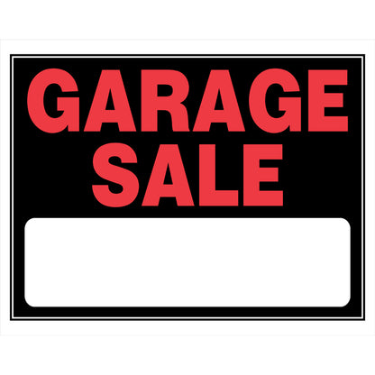 GARAGE SALE SIGN 15"X19" - Pack of 6