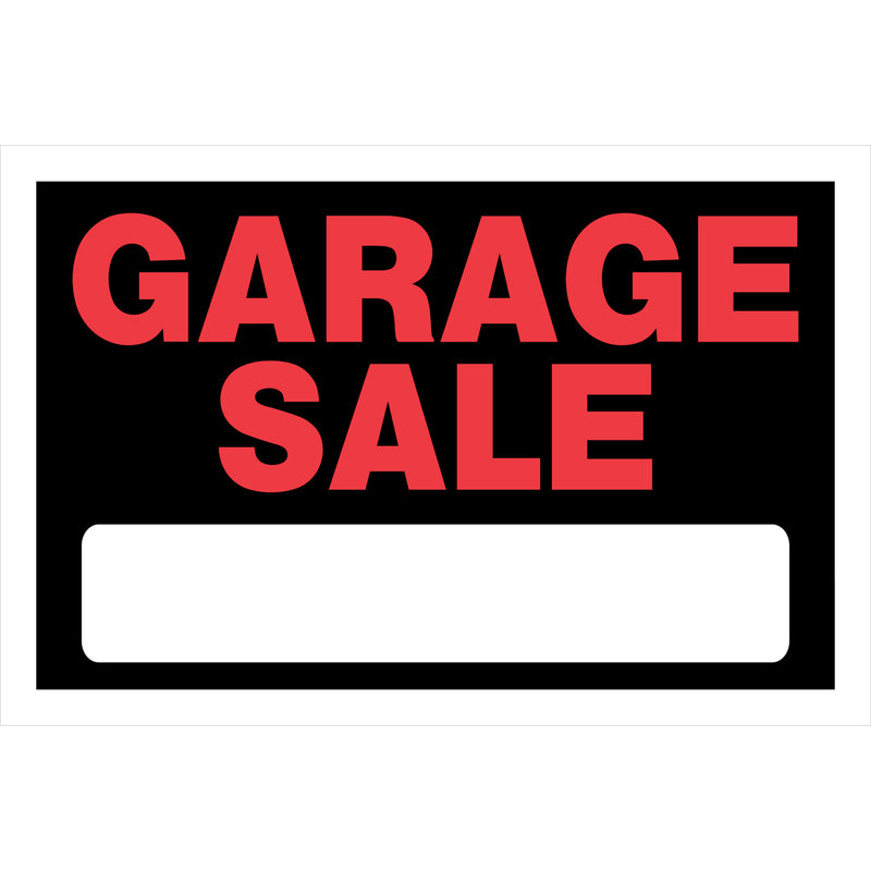 GARAGE SALE SIGN 8X12" - Pack of 6