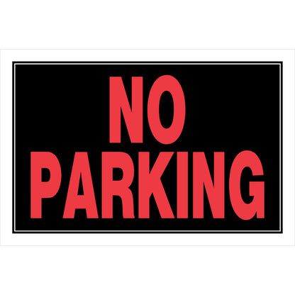 NO PARKING SIGN 8X12" - Pack of 6