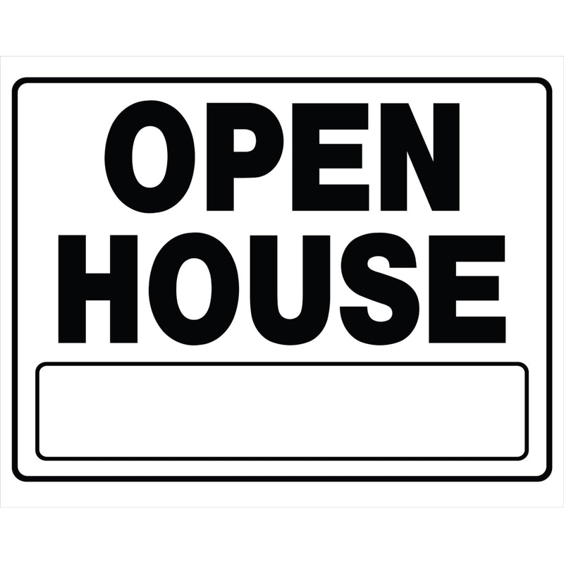 OPEN HOUSE SIGN 20X24" - Pack of 6