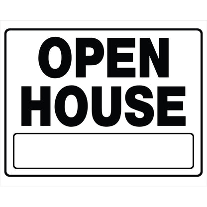 OPEN HOUSE SIGN 20X24" - Pack of 6