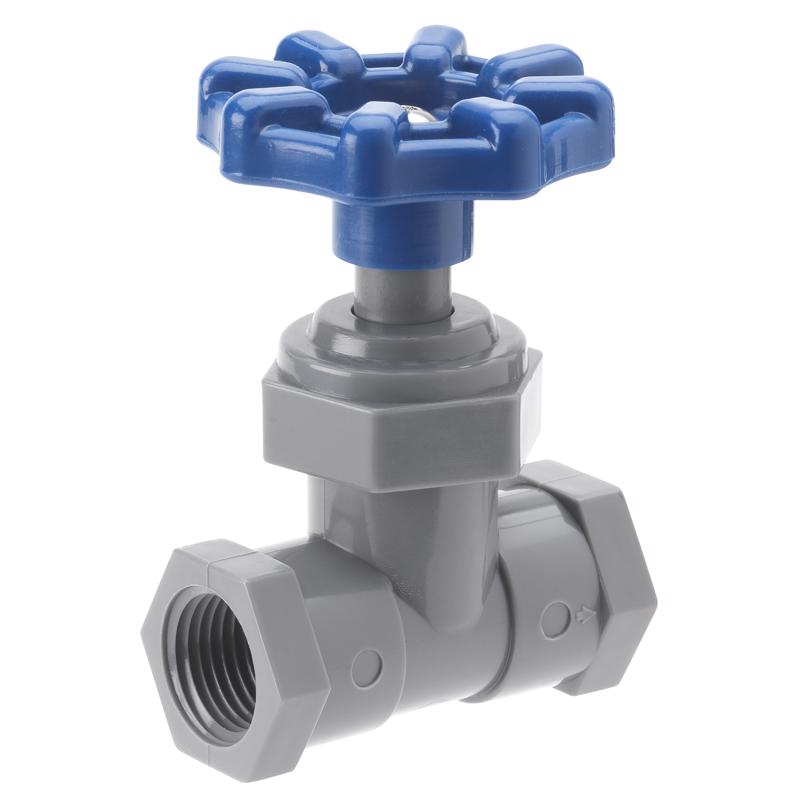Emery Jensen plastic stop valve with 1/2 inch Celcon body, featuring S & waste design for plumbing applications.