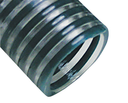 Emery Jensen PVC plastic tubing hose section, 1-1/2 inch diameter, 50 feet long, flexible and durable for plumbing or irrigation.