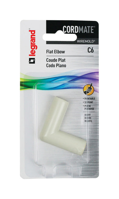 ELBOW FLAT CORDMTE PLST - Pack of 10