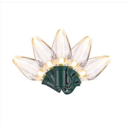 Emery Jensen Platinum LED C Sets C7 Lights, 50 count, warm white, decorative string lights for festive or outdoor use