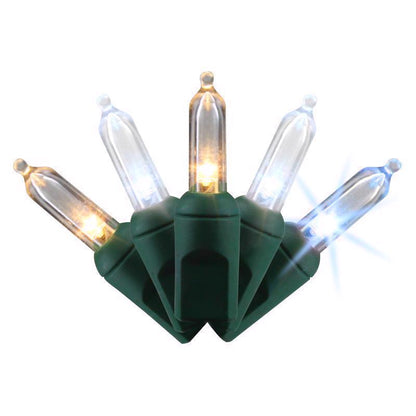 Emery Jensen Platinum LED Minis T5 Lights 50-pack, compact energy-efficient string lights with clear bulbs for decorative lighting.