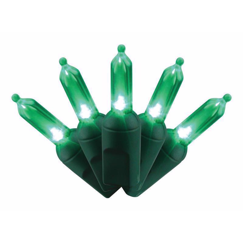 Emery Jensen Platinum LED Minis T5 Lights 50-count, green color, compact LED strip lighting for decorative or accent use.