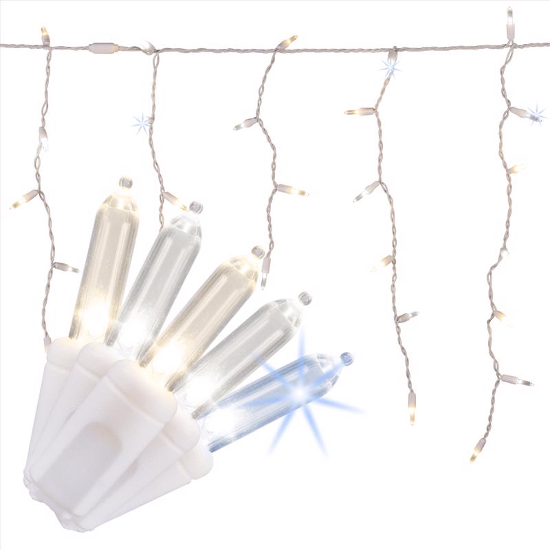 Emery Jensen platinum LED nets and ICICL, white T5 lights, 100-count, energy-efficient LED lighting for commercial and decorative use.