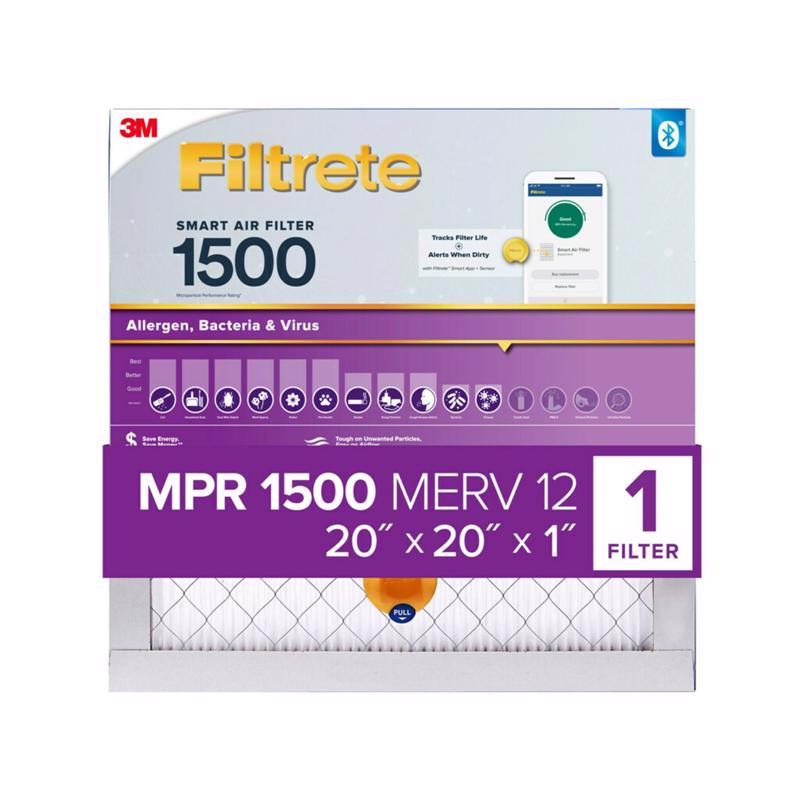 SMRTFLTR 20X20X1 1500MPR - Pack of 4