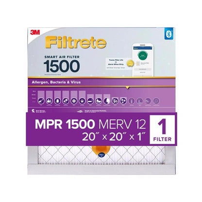 SMRTFLTR 20X20X1 1500MPR - Pack of 4