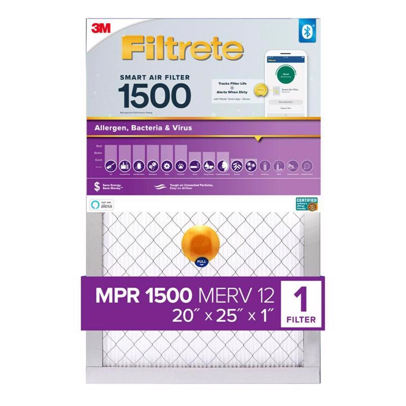 SMRTFLTR 20X25X1 1500MPR - Pack of 4