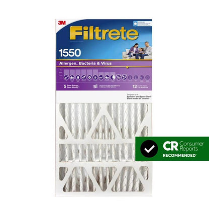 AIR FLTR 16X25X5 1550MPR - Pack of 2