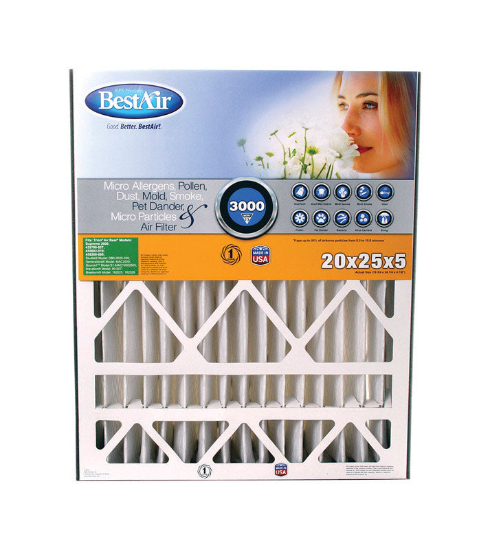 AIR FLTR TRION 20X25X5 - Pack of 3