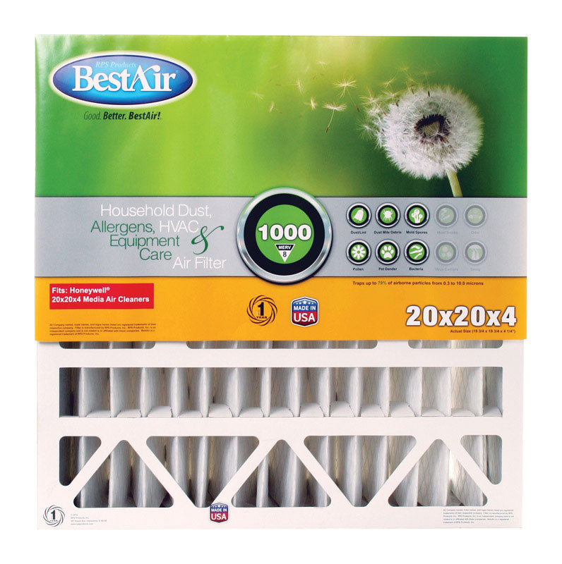 HNYWELL 20X20X4 MERV 8 - Pack of 3