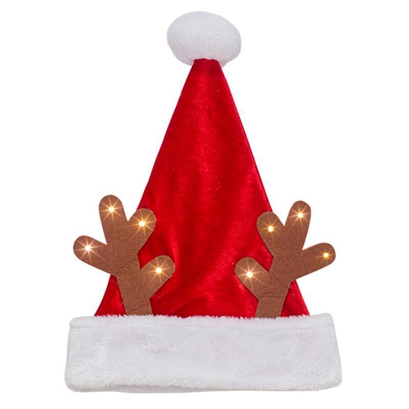 INDR XMAS DECR SANTA HAT - Pack of 12