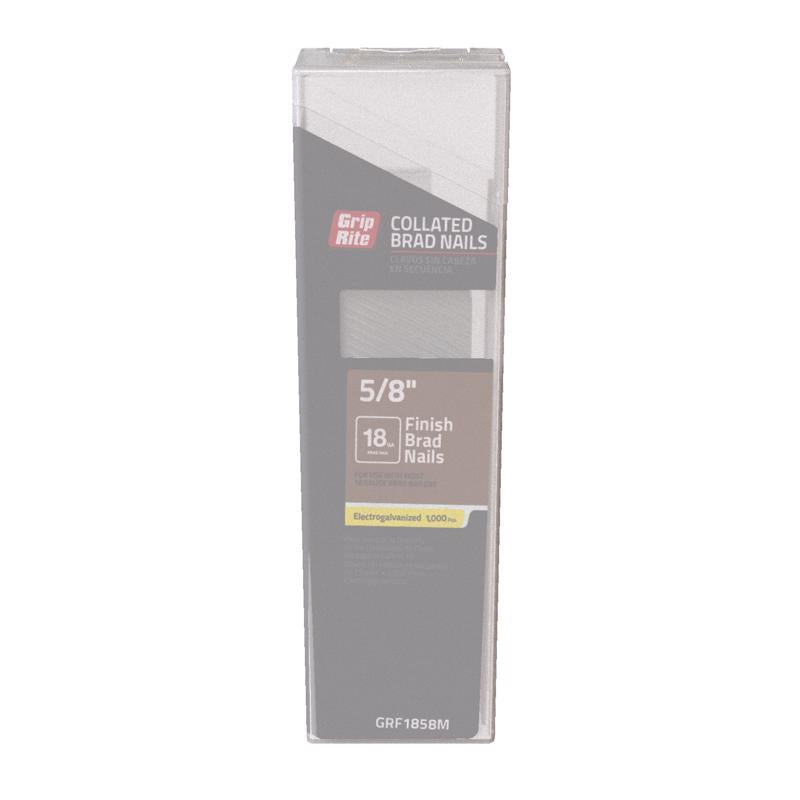 Emery Jensen 18GA 5/8" Brad Nails, pneumatic and gas-powered, in a pack of 5, suitable for framing and finish projects