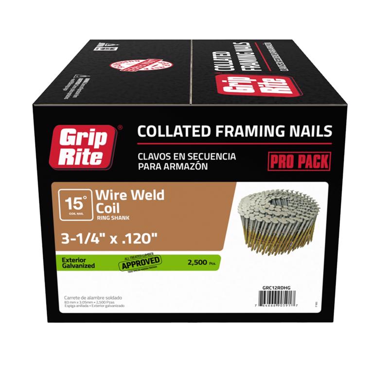 COIL NL 15D 3-1/4x.12"hg